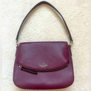 Kate Spade Purse Handbag Purple / Maroon